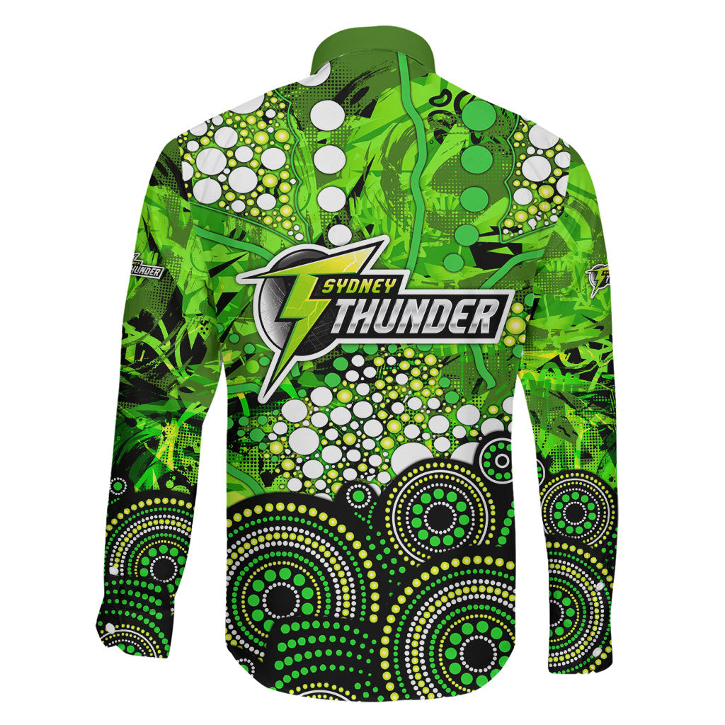 Sydney Thunder Family Matching Tank Maxi Dress and Hawaiian Shirt Graffiti Urban Aboriginal Dot Abstract Design