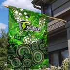 Sydney Thunder Garden Flag Graffiti Urban Aboriginal Dot Abstract Design