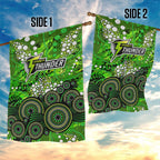 Sydney Thunder Garden Flag Graffiti Urban Aboriginal Dot Abstract Design