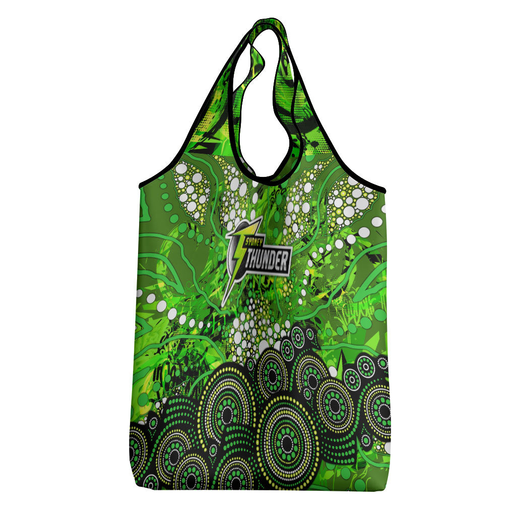Sydney Thunder Grocery Bag Graffiti Urban Aboriginal Dot Abstract Design