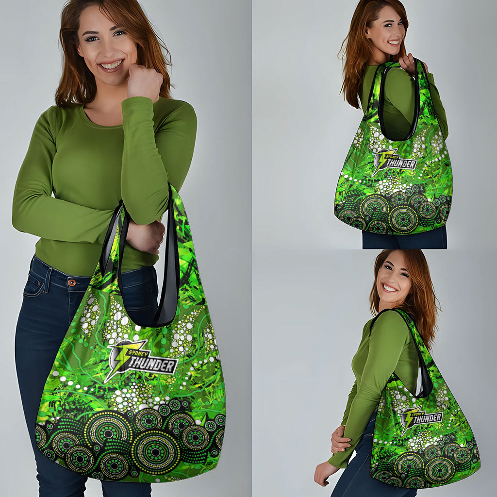 Sydney Thunder Grocery Bag Graffiti Urban Aboriginal Dot Abstract Design
