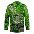 Sydney Thunder Hockey Jersey Graffiti Urban Aboriginal Dot Abstract Design