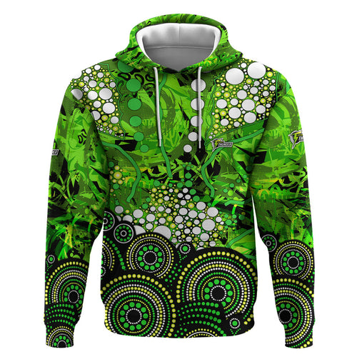 Sydney Thunder Hoodie Graffiti Urban Aboriginal Dot Abstract Design