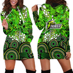 Sydney Thunder Hoodie Dress Graffiti Urban Aboriginal Dot Abstract Design