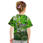 Sydney Thunder Kid T Shirt Graffiti Urban Aboriginal Dot Abstract Design