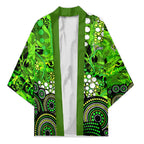 Sydney Thunder Kimono Graffiti Urban Aboriginal Dot Abstract Design