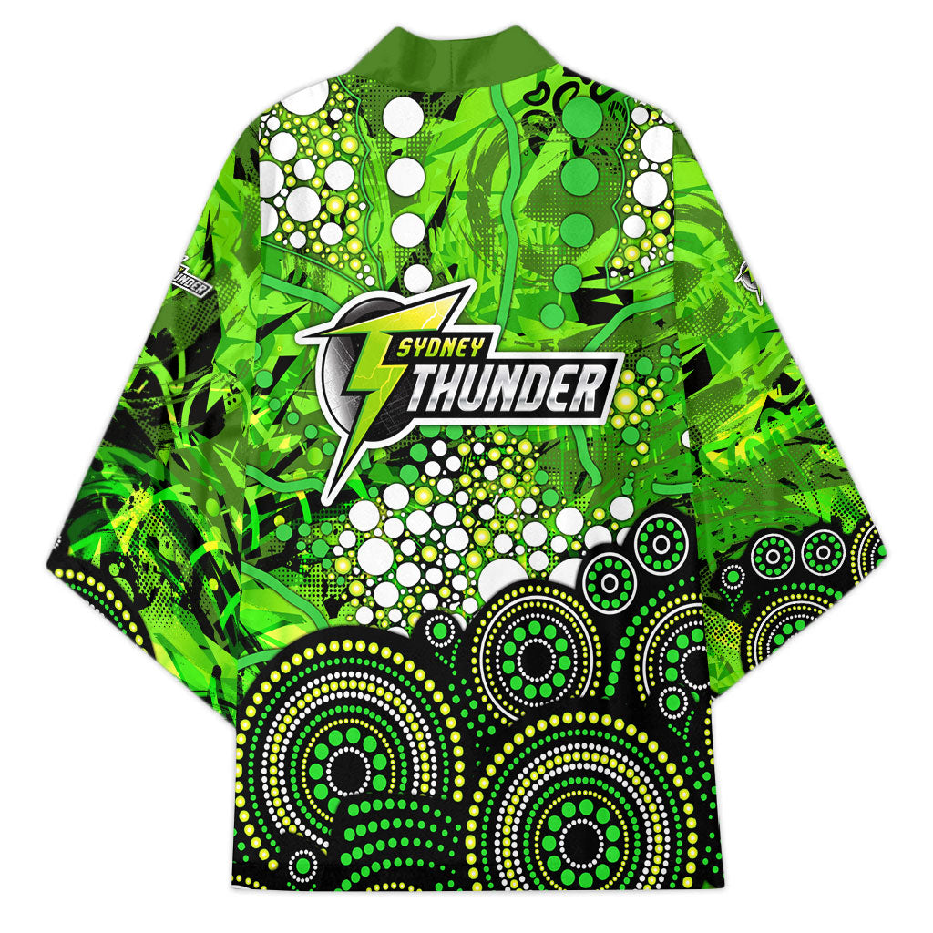 Sydney Thunder Kimono Graffiti Urban Aboriginal Dot Abstract Design