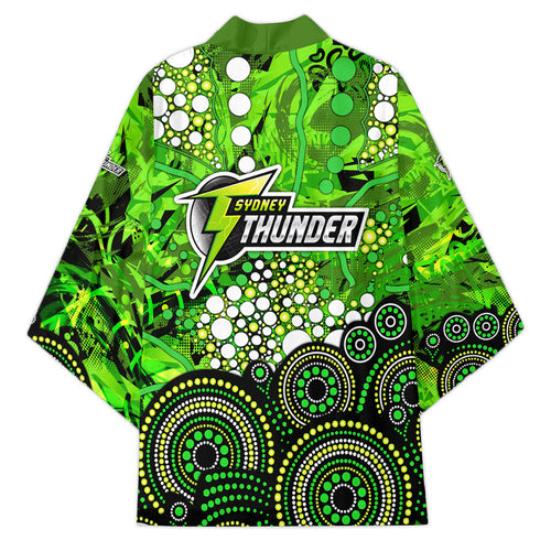 Sydney Thunder Kimono Graffiti Urban Aboriginal Dot Abstract Design