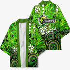 Sydney Thunder Kimono Graffiti Urban Aboriginal Dot Abstract Design