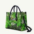 Sydney Thunder Leather Bag Graffiti Urban Aboriginal Dot Abstract Design