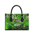 Sydney Thunder Leather Bag Graffiti Urban Aboriginal Dot Abstract Design
