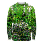 Sydney Thunder Long Sleeve Shirt Graffiti Urban Aboriginal Dot Abstract Design