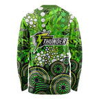 Sydney Thunder Long Sleeve Shirt Graffiti Urban Aboriginal Dot Abstract Design
