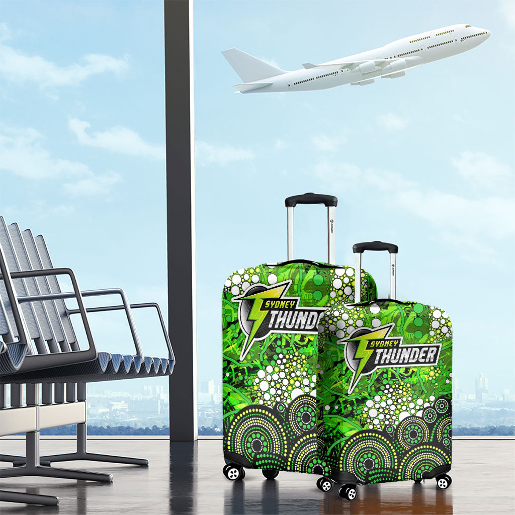 Sydney Thunder Luggage Cover Graffiti Urban Aboriginal Dot Abstract Design
