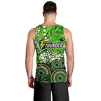 Sydney Thunder Men Tank Top Graffiti Urban Aboriginal Dot Abstract Design