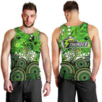 Sydney Thunder Men Tank Top Graffiti Urban Aboriginal Dot Abstract Design