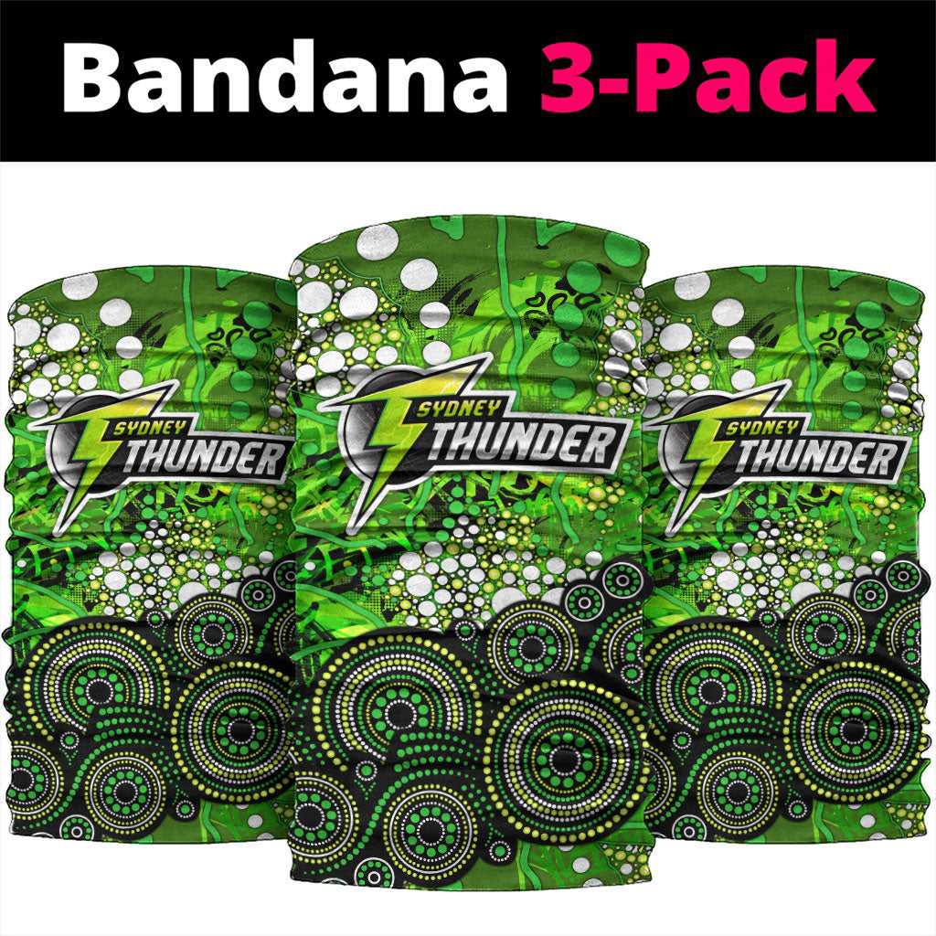Sydney Thunder Neck Gaiter Graffiti Urban Aboriginal Dot Abstract Design