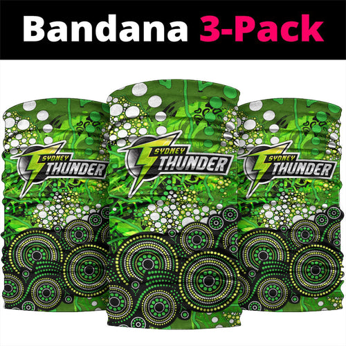 Sydney Thunder Neck Gaiter Graffiti Urban Aboriginal Dot Abstract Design