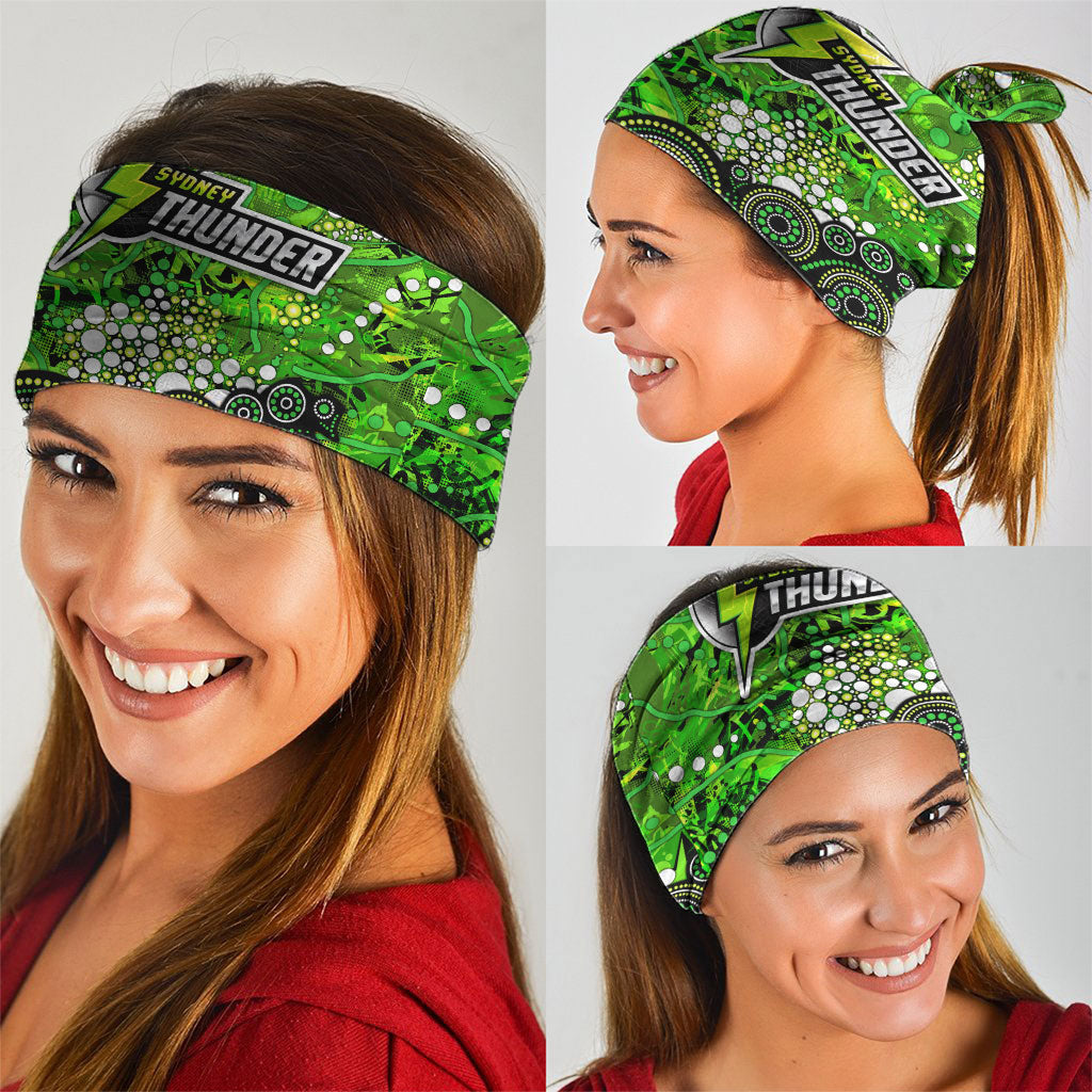 Sydney Thunder Neck Gaiter Graffiti Urban Aboriginal Dot Abstract Design