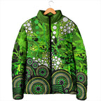 Sydney Thunder Padded Jacket Graffiti Urban Aboriginal Dot Abstract Design