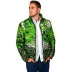 Sydney Thunder Padded Jacket Graffiti Urban Aboriginal Dot Abstract Design