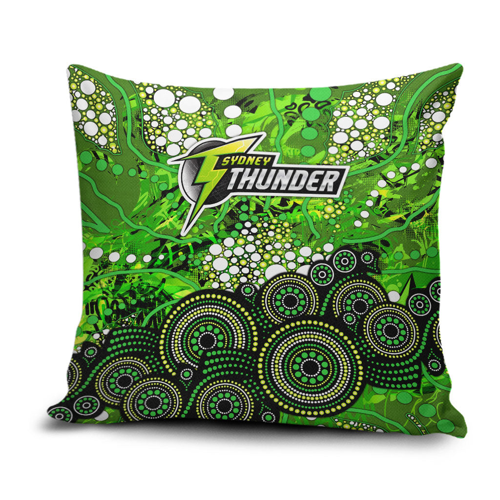 Sydney Thunder Pillow Cover Graffiti Urban Aboriginal Dot Abstract Design