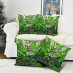 Sydney Thunder Pillow Cover Graffiti Urban Aboriginal Dot Abstract Design