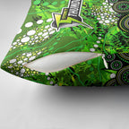Sydney Thunder Pillow Cover Graffiti Urban Aboriginal Dot Abstract Design