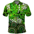 Sydney Thunder Polo Shirt Graffiti Urban Aboriginal Dot Abstract Design
