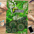 Sydney Thunder Puzzle Graffiti Urban Aboriginal Dot Abstract Design