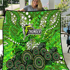 Sydney Thunder Quilt Graffiti Urban Aboriginal Dot Abstract Design
