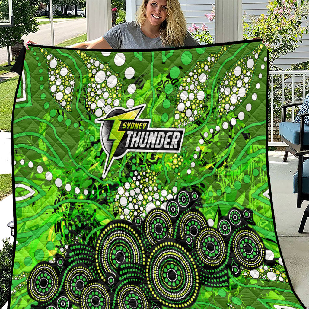 Sydney Thunder Quilt Graffiti Urban Aboriginal Dot Abstract Design