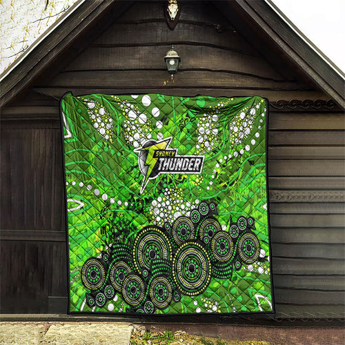 Sydney Thunder Quilt Graffiti Urban Aboriginal Dot Abstract Design