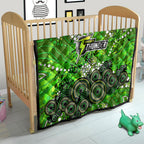Sydney Thunder Quilt Graffiti Urban Aboriginal Dot Abstract Design