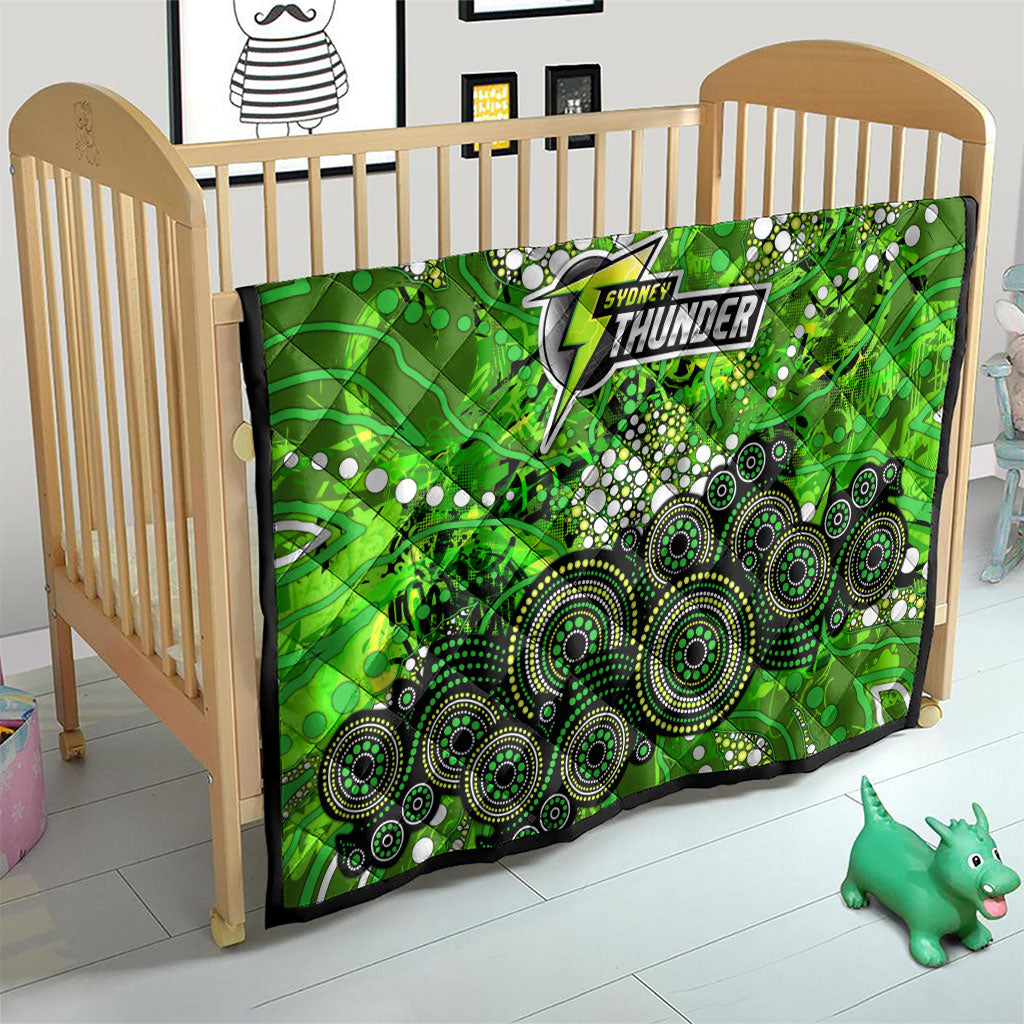 Sydney Thunder Quilt Graffiti Urban Aboriginal Dot Abstract Design