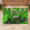 Sydney Thunder Rubber Doormat Graffiti Urban Aboriginal Dot Abstract Design