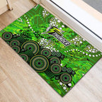 Sydney Thunder Rubber Doormat Graffiti Urban Aboriginal Dot Abstract Design