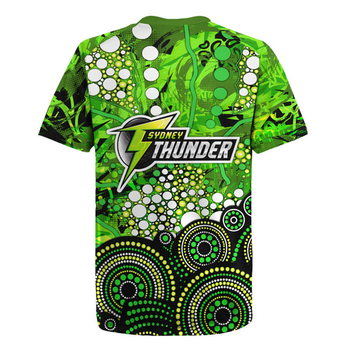 Sydney Thunder Rugby Jersey Graffiti Urban Aboriginal Dot Abstract Design