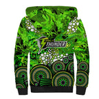 Sydney Thunder Sherpa Hoodie Graffiti Urban Aboriginal Dot Abstract Design