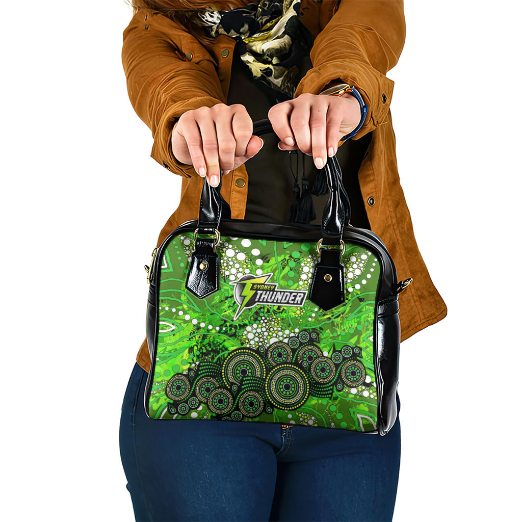Sydney Thunder Shoulder Handbag Graffiti Urban Aboriginal Dot Abstract Design