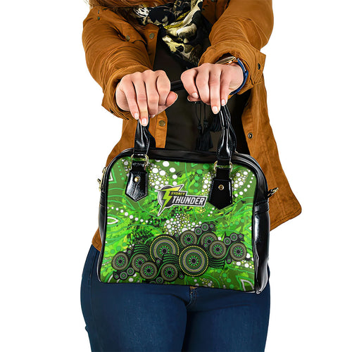 Sydney Thunder Shoulder Handbag Graffiti Urban Aboriginal Dot Abstract Design