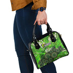 Sydney Thunder Shoulder Handbag Graffiti Urban Aboriginal Dot Abstract Design