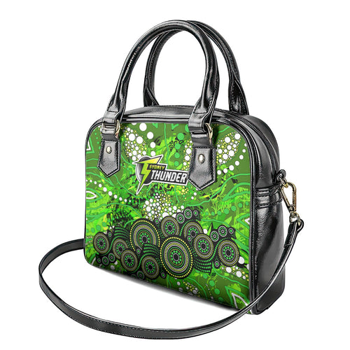 Sydney Thunder Shoulder Handbag Graffiti Urban Aboriginal Dot Abstract Design