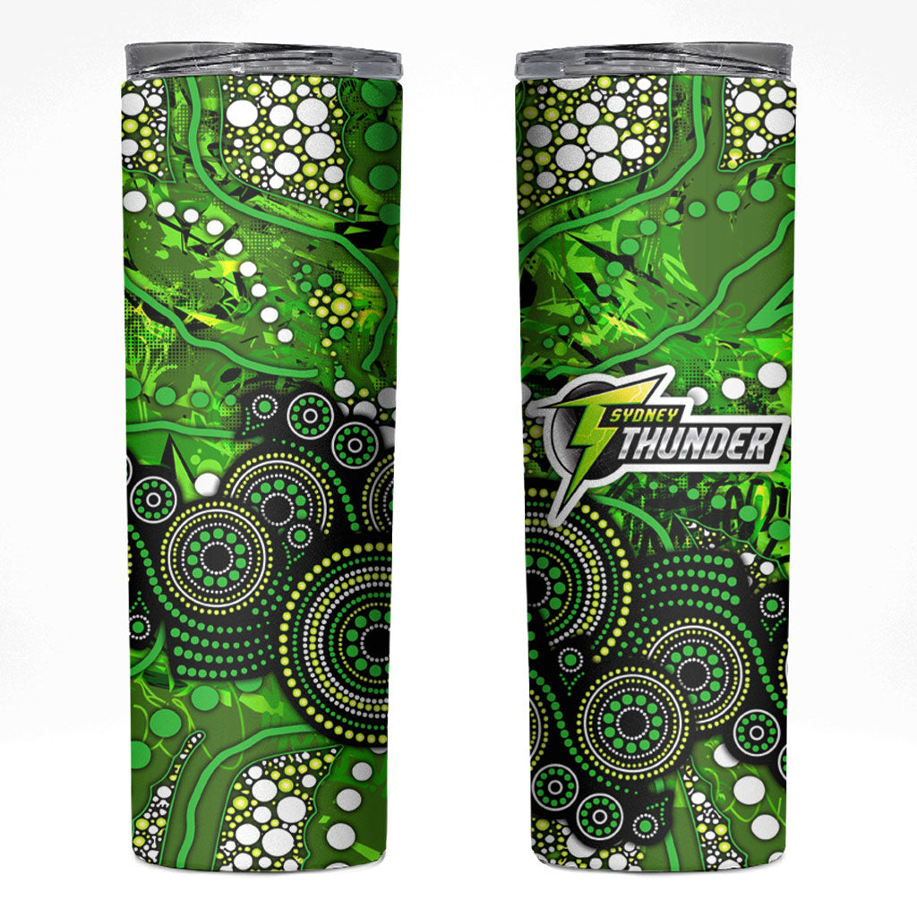 Sydney Thunder Skinny Tumbler Graffiti Urban Aboriginal Dot Abstract Design