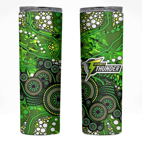 Sydney Thunder Skinny Tumbler Graffiti Urban Aboriginal Dot Abstract Design