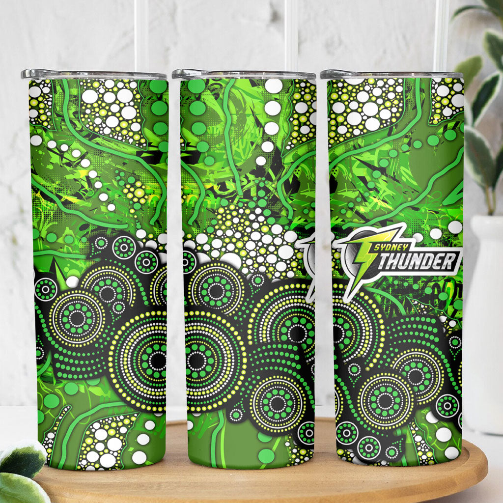 Sydney Thunder Skinny Tumbler Graffiti Urban Aboriginal Dot Abstract Design
