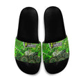 Sydney Thunder Slide Sandals Graffiti Urban Aboriginal Dot Abstract Design