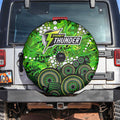 Sydney Thunder Spare Tire Cover Graffiti Urban Aboriginal Dot Abstract Design