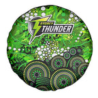 Sydney Thunder Spare Tire Cover Graffiti Urban Aboriginal Dot Abstract Design