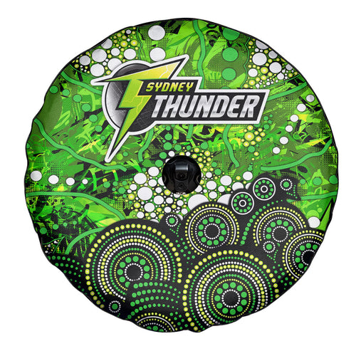 Sydney Thunder Spare Tire Cover Graffiti Urban Aboriginal Dot Abstract Design
